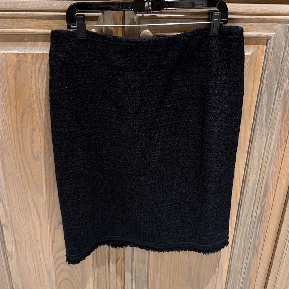 Talbots Tweed Black Evening Skirt